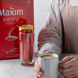 聽說爆炸好喝”韓國 Maxim 咖啡 三合一 即溶咖啡100入~手提盒/可當禮盒送禮 速溶免等 RAP精製香氣/深度溫和咖啡濃香