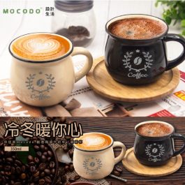 冷冬暖你心”伴佳家mocodo 創意陶瓷牛奶杯／咖啡杯 350ml-
