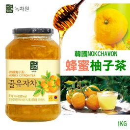 秋冬必喝暖心飲”韓國NOKCHAWON 綠茶園 蜂蜜柚子茶 1kg~淡淡柚香 酸甜可口