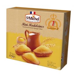 法國百年烘焙世家 St.Michel 瑪德蓮蛋糕禮盒300g(蛋奶素)12入~香濃奶油香氣/純天然成分/無人工香料